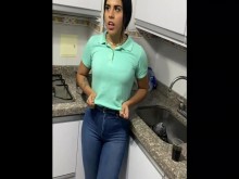mi novio activa la exuberante frente a su amigo